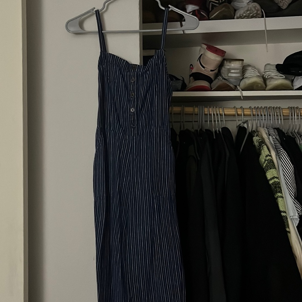 Striped jumpsuit